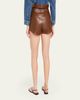 Cinq a Sept Dani Vegan Leather Shorts - 3