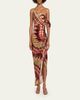 Cinq a Sept Elliana Draped Silk Midi Dress - 2