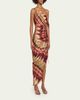 Cinq a Sept Elliana Draped Silk Midi Dress - 4