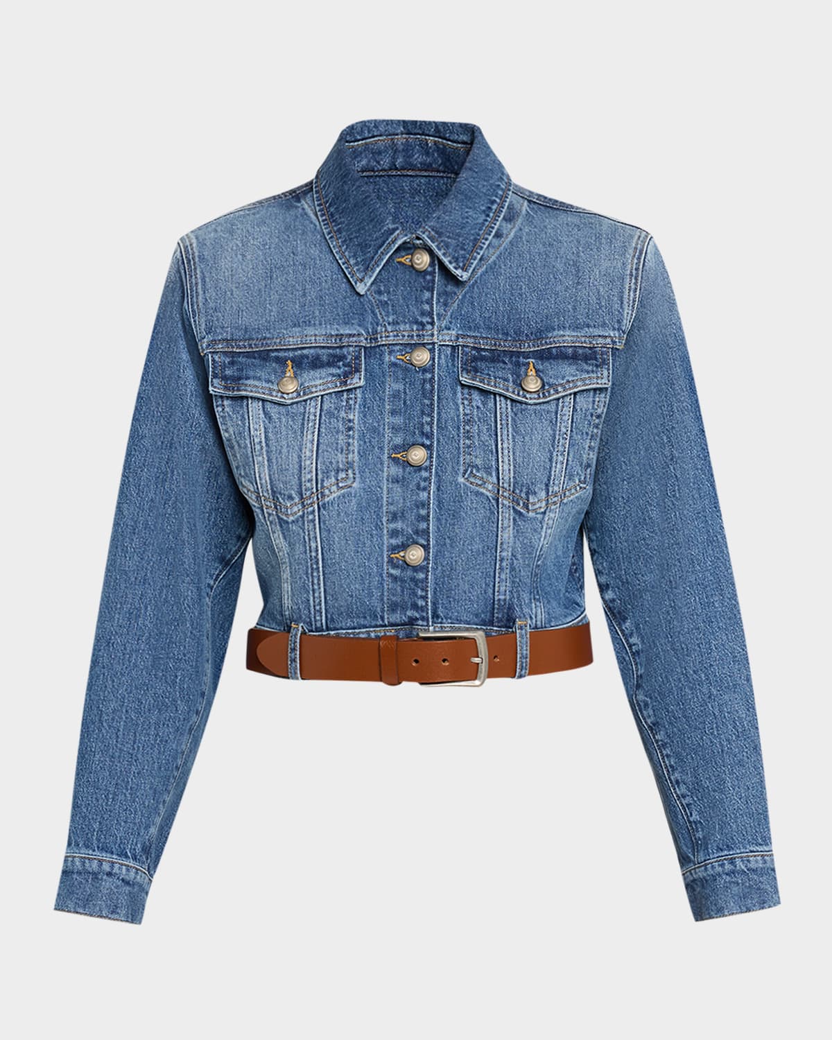 Cinq a Sept Graciel Denim Jacket with Belt