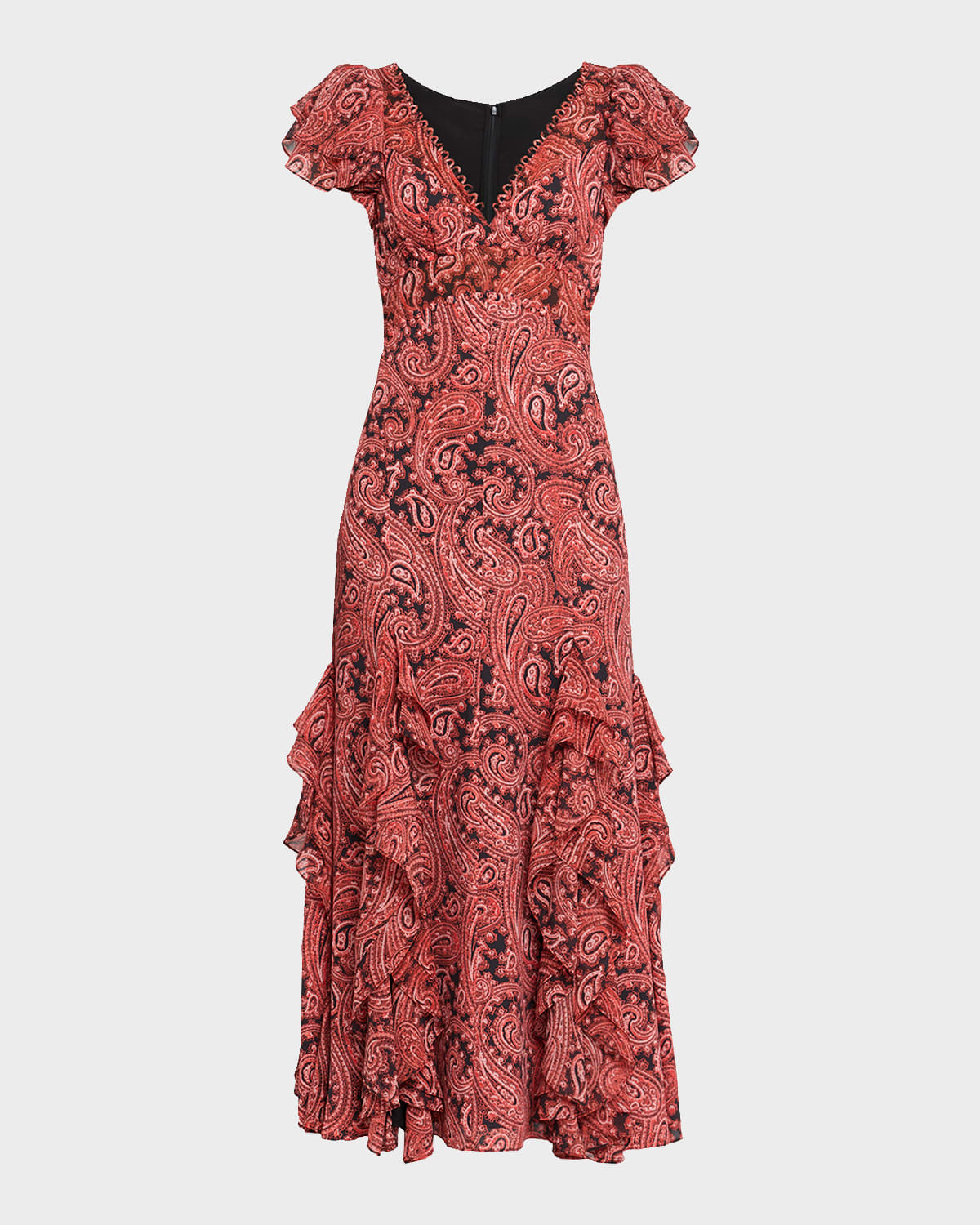 Cinq a Sept Hendrix Paisley Maxi Dress