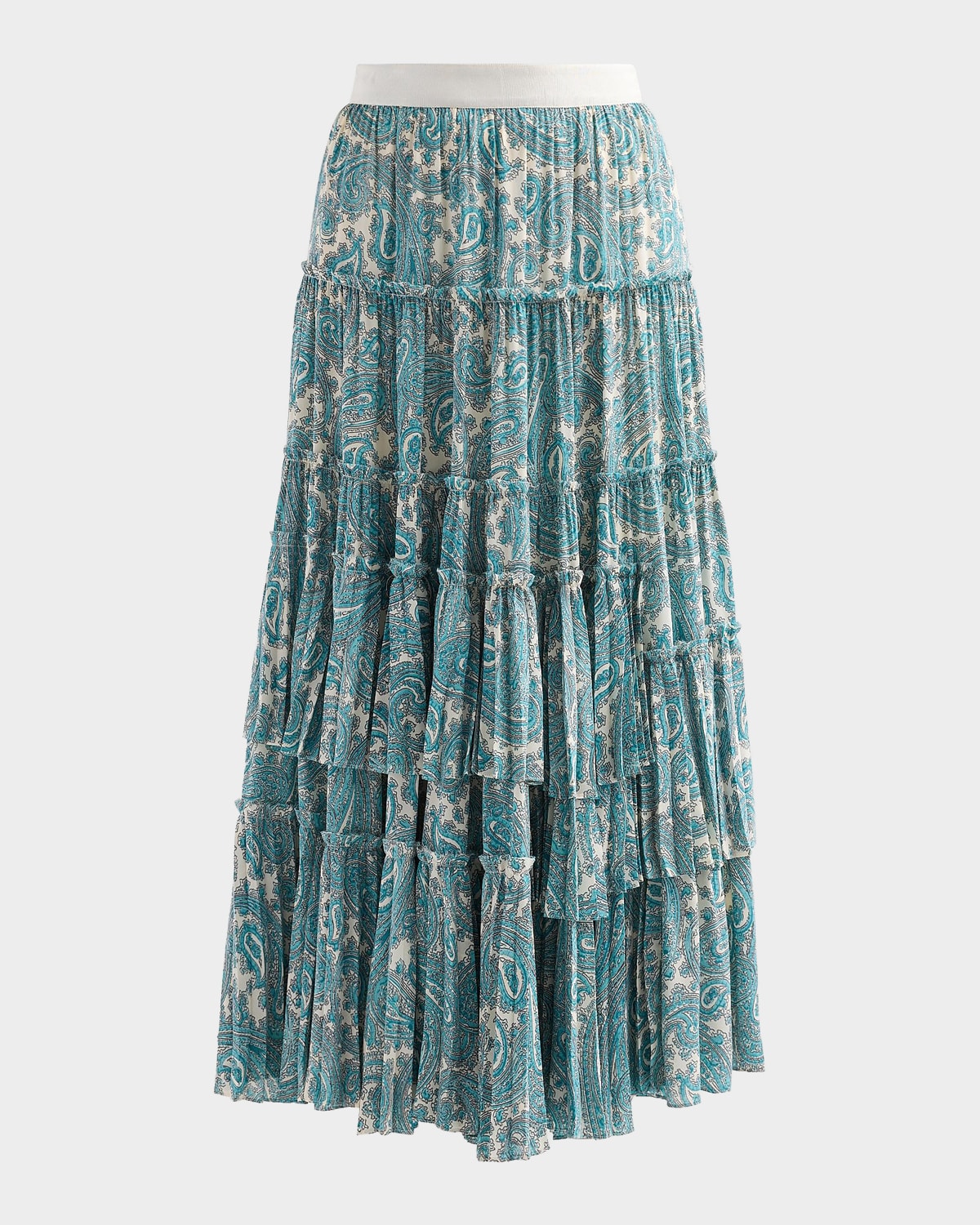 Cinq a Sept Hendrix Paisley Orianna Maxi Skirt