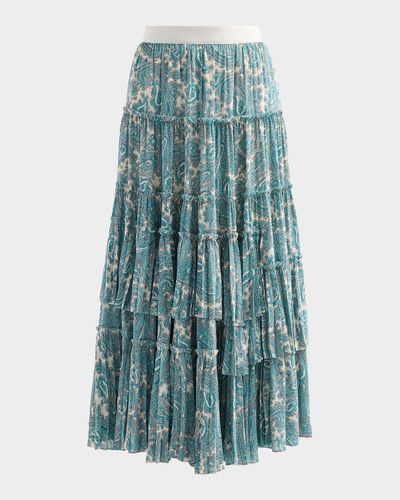 Cinq a Sept Hendrix Paisley Orianna Maxi Skirt