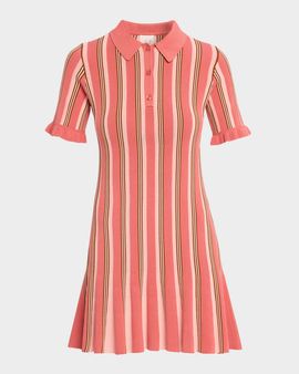 Cinq a Sept Keaton Striped Knit Mini Dress