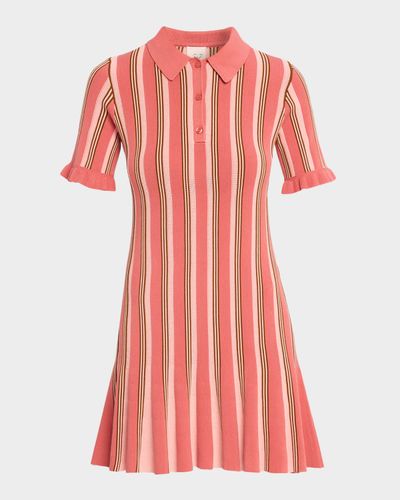 Cinq a Sept Keaton Striped Knit Mini Dress