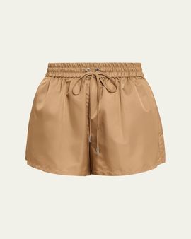 Cinq a Sept Kendra Nylon Drawstring Shorts