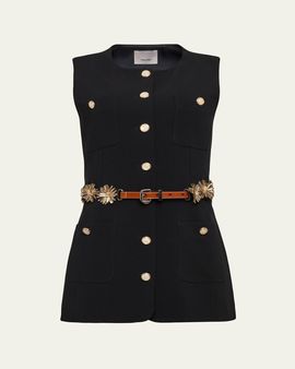 Cinq a Sept Kole Sunflare Belt Vest