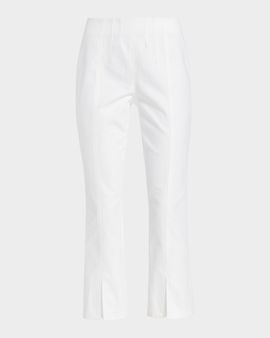 Cinq a Sept Laurie Stretch Denim Straight Crop Jeans