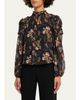 Cinq a Sept Long-Sleeve Love Letter Floral Blouse - 4