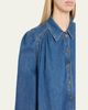Cinq a Sept Lyla Denim Swing Jacket - 5
