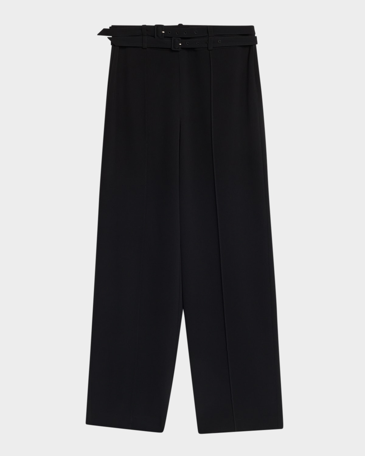 Cinq a Sept Maelor Double Belted Wide-Leg Pants