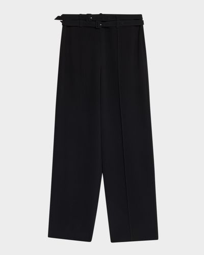 Cinq a Sept Maelor Double Belted Wide-Leg Pants