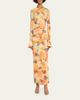 Cinq a Sept Neriah Watercolor Floral Mesh Maxi Dress - 2