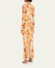Cinq a Sept Neriah Watercolor Floral Mesh Maxi Dress - 3