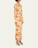 Cinq a Sept Neriah Watercolor Floral Mesh Maxi Dress - 4