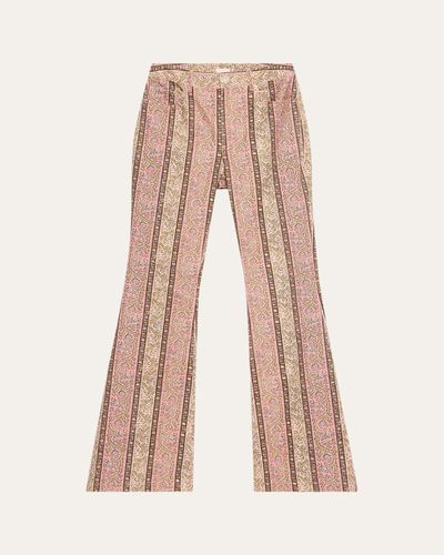 Cinq a Sept Pepper Paisley Flare Jeans