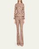 Cinq a Sept Pepper Paisley Flare Jeans - 2
