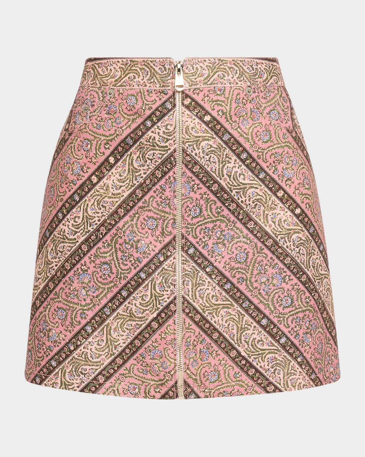 Cinq a Sept Pepper Paisley Mini Skirt