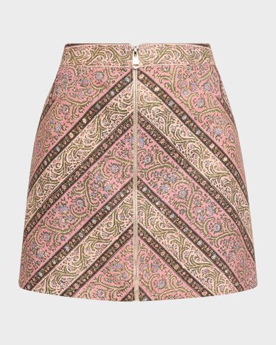 Cinq a Sept Pepper Paisley Mini Skirt