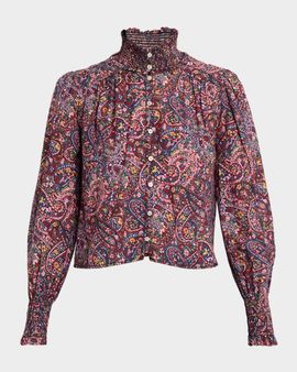 Cinq a Sept Pia Paisley Top