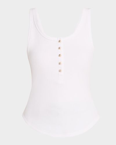 Cinq a Sept Ripley Rib-Knit Tank Top