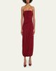Cinq a Sept Rosine Draped Strapless Midi Dress - 2