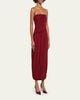Cinq a Sept Rosine Draped Strapless Midi Dress - 4