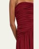 Cinq a Sept Rosine Draped Strapless Midi Dress - 5