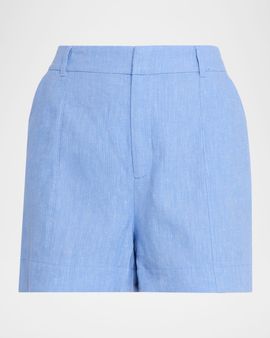 Cinq a Sept Tora Linen Suiting Shorts