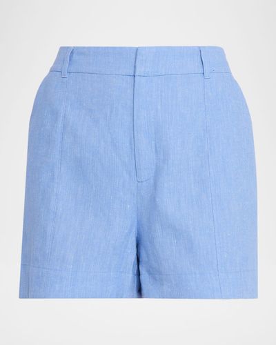 Cinq a Sept Tora Linen Suiting Shorts