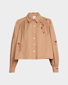 Cinq a Sept Wildflower Embroidered Jacket