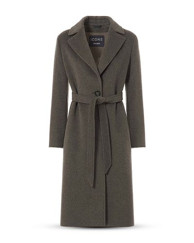 Cinzia Rocca Cinzia Rocca 3/4 Single Breasted Coat With Belt