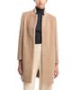 Cinzia Rocca Cinzia Rocca Stand Notch Collar Snap Front Coat - 1
