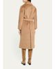 Cinzia Rocca Long Belted Notch-Collar Wool-Blend Coat - 3