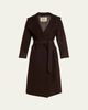 Cinzia Rocca Long Belted Wool Coat - 1