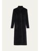 Cinzia Rocca Long Stand-Collar Alpaca Wool Coat - 1