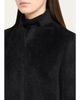 Cinzia Rocca Long Stand-Collar Alpaca Wool Coat - 5