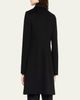 Cinzia Rocca Pure Wool Coat with Inverted Collar - 3