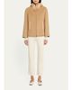 Cinzia Rocca Short Wool Jacket with Quilted Hood and Back - 2