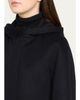 Cinzia Rocca Virgin Wool Hooded 3/4-Sleeve Coat - 5