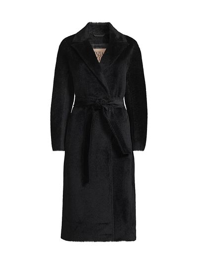 Cinzia Rocca Women's Pressed Alpaca-Blend Wrap Jacket