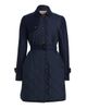 Cinzia Rocca Women's Quilted Belted Trench Coat - 1