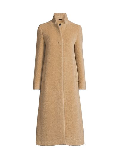Cinzia Rocca Women's Stand Collar Wool-Alpaca Long Coat