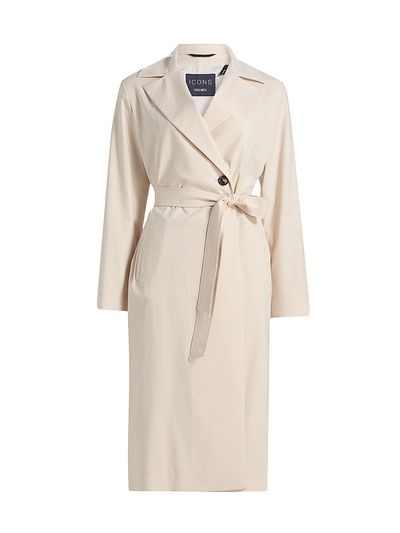 Cinzia Rocca Women's Wrap Cotton-Blend Trench Coat