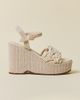 Circus NY by Sam Edelman Circus NY By Sam Edelman Jackie Platform Wedge Sandal in Vanilla Bean, Women's at Urban Outfitters - 2