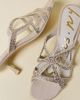 Circus NY by Sam Edelman Circus NY By Sam Edelman Justine Kitten Heel Sandal in Sea Shell, Women's at Urban Outfitters - 6
