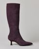 Circus NY by Sam Edelman Circus NY By Sam Edelman Yulia Kitten Heel Leather Boots in Dark Chocolate, Women's at Urban Outfitters - 3