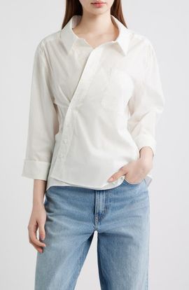 CISSA CISSA Asymmetric Wrap Top