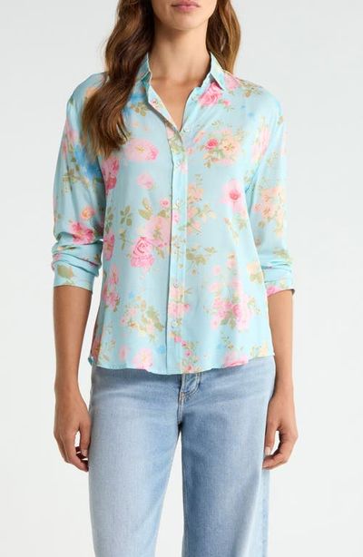 CISSA CISSA Floral Button-Up Shirt