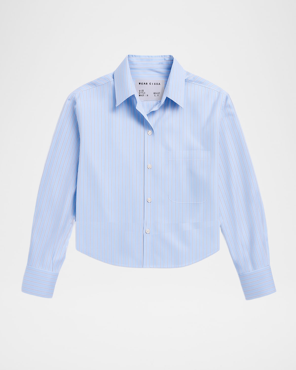 CISSA The Belle Striped Button-Front Shirt